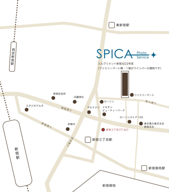 スピカフォトサービス／map